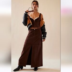 Rare Free People Wishful Thinking Maxi Set